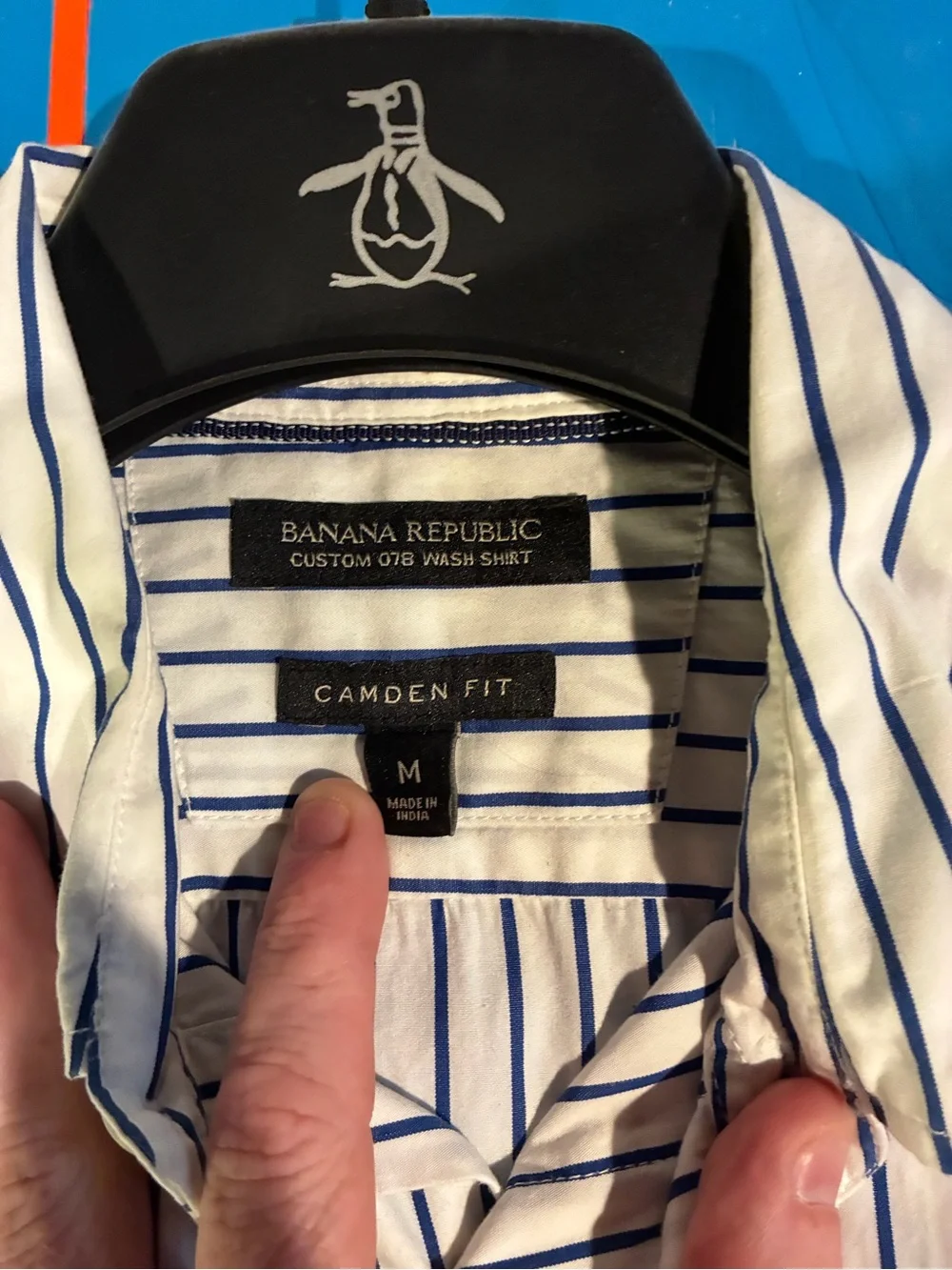 Banana Republic crisp button